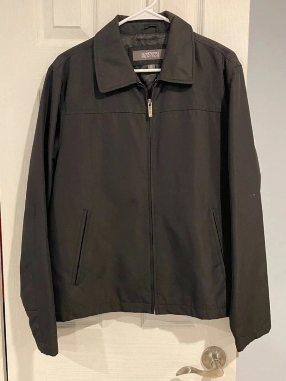 Kenneth Cole Reaction Men’s Black Full Zip Jacket M